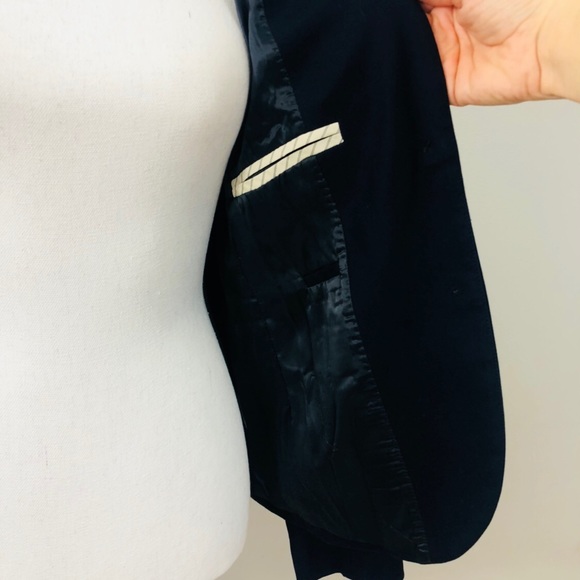 J. Crew Blazer Navy Blue Size 2 - Picture 6 of 8